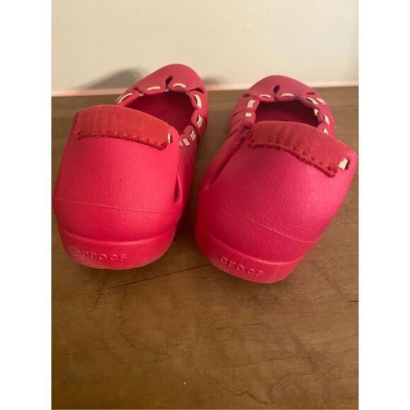 Crocs size 7 Pink Springi Ballet Flats womens shoes - Picture 4 of 7
